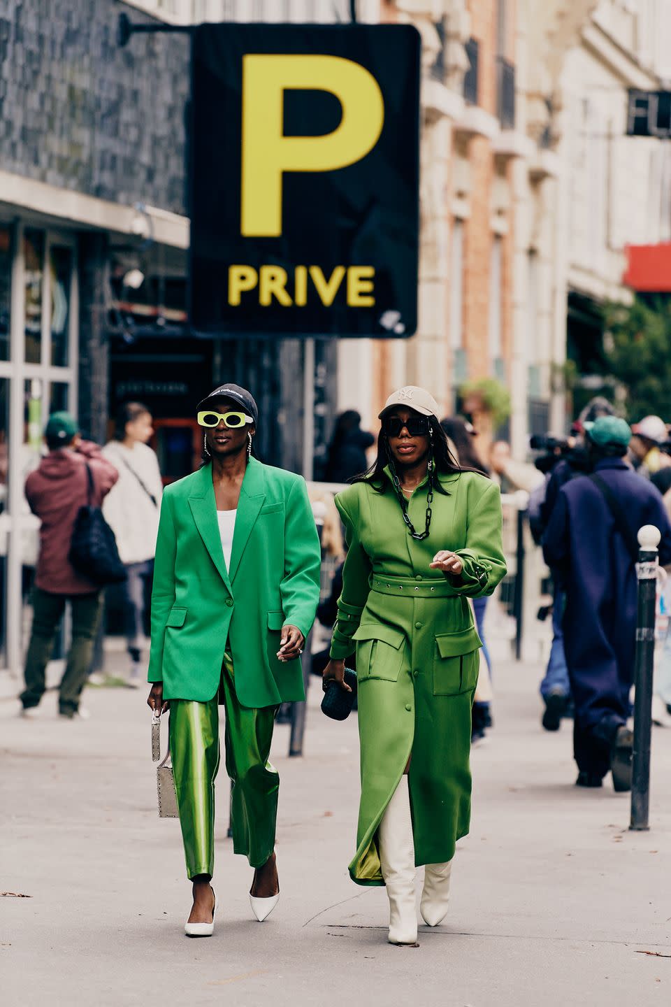 Doja, Naomi, Janet, Oh My! The Final Day of Paris Fashion Week Street Style