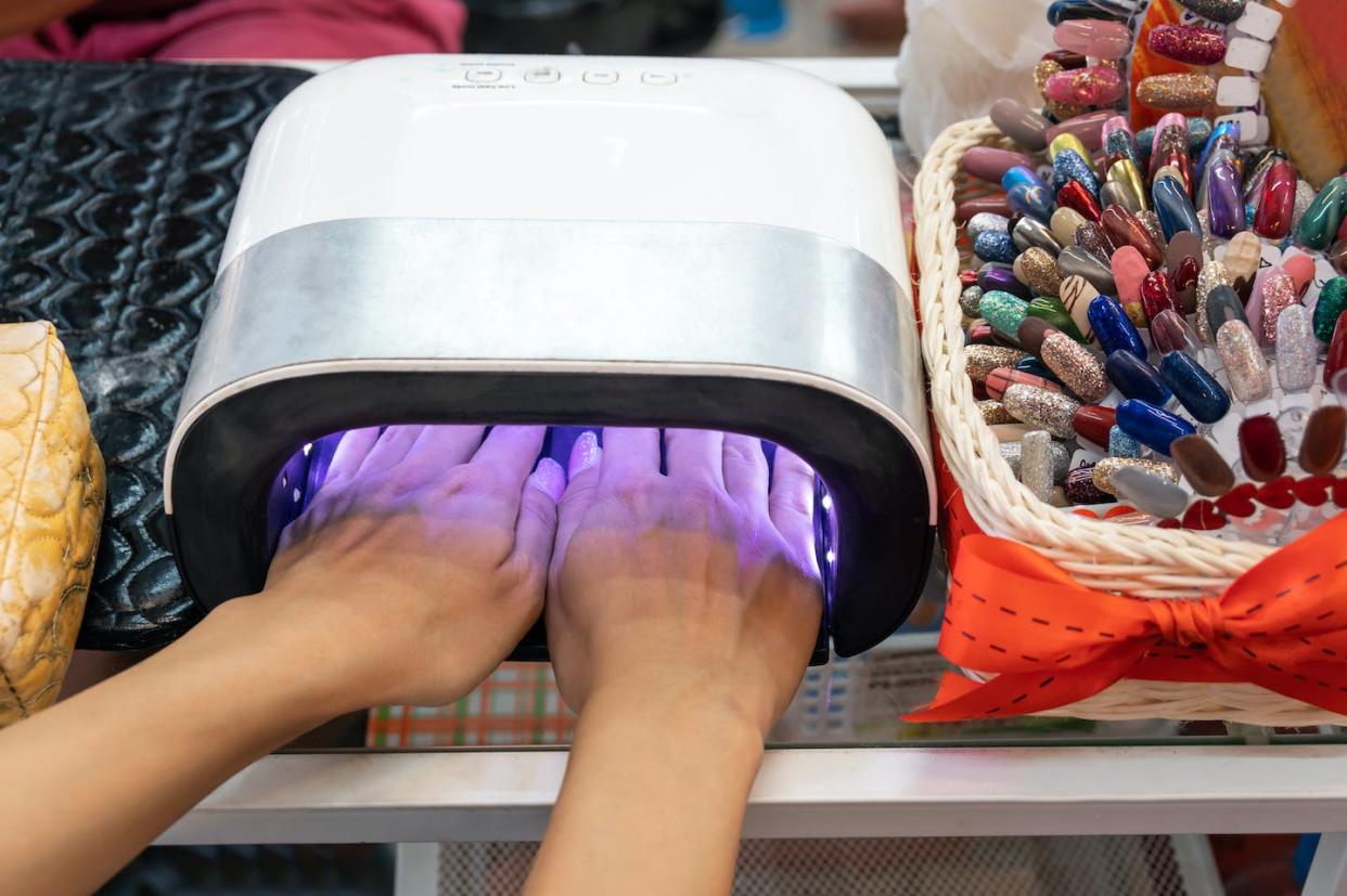 UV lights in nail salons may be associated with the risk of skin cancer. (Shutterstock)