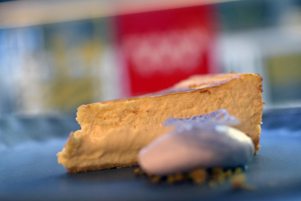 La tarta de queso de Poncelet no es tan líquida como otras. Foto: ACYRE