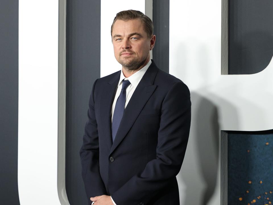 Leonardo DiCaprio in a suit