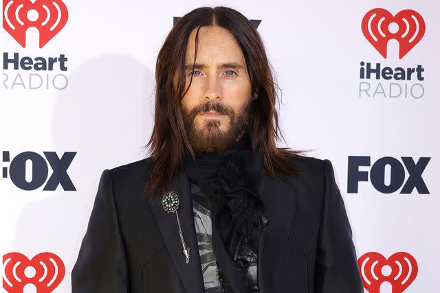 <p>Frazer Harrison/Getty Images</p> Jared Leto attends the 2024 iHeartRadio Music Awards