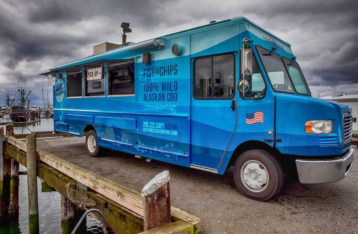 Captain’s Cod Company food truck. Kyla Goff Photography/Courtesy to The Bellingham Herald