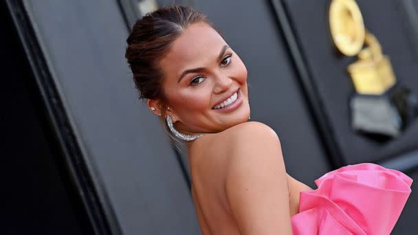 PHOTO: Chrissy Teigen attends the 64th Annual Grammy Awards in Las Vegas, April 3, 2022. (FilmMagic via Getty Images, FILE)