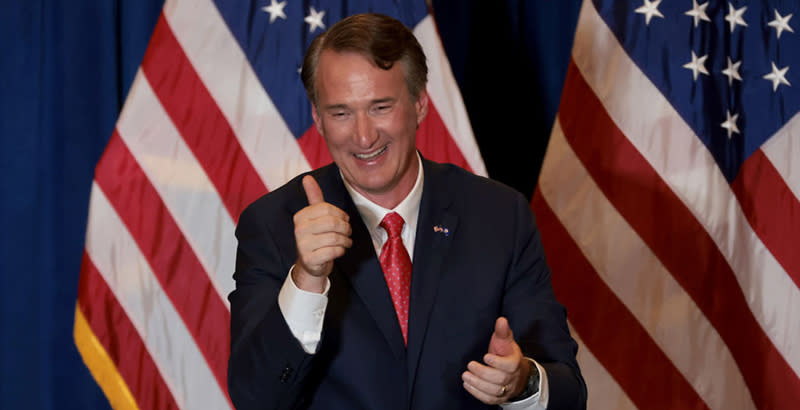 Glenn Youngkin, the Republican governor-elect for Virginia (Getty Images)