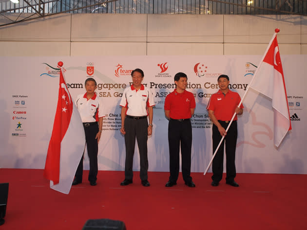 Team Singapore Flag Presentation Ceremony