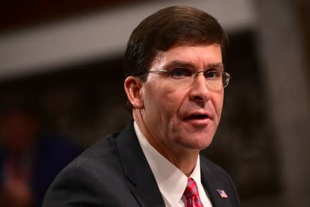 Esper testifies at confirmation hearing