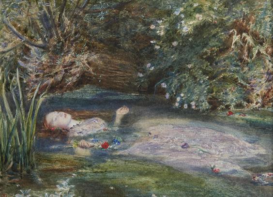 Elizabeth Siddal posed as the model for Millais’s ‘Ophelia’ 1865-66