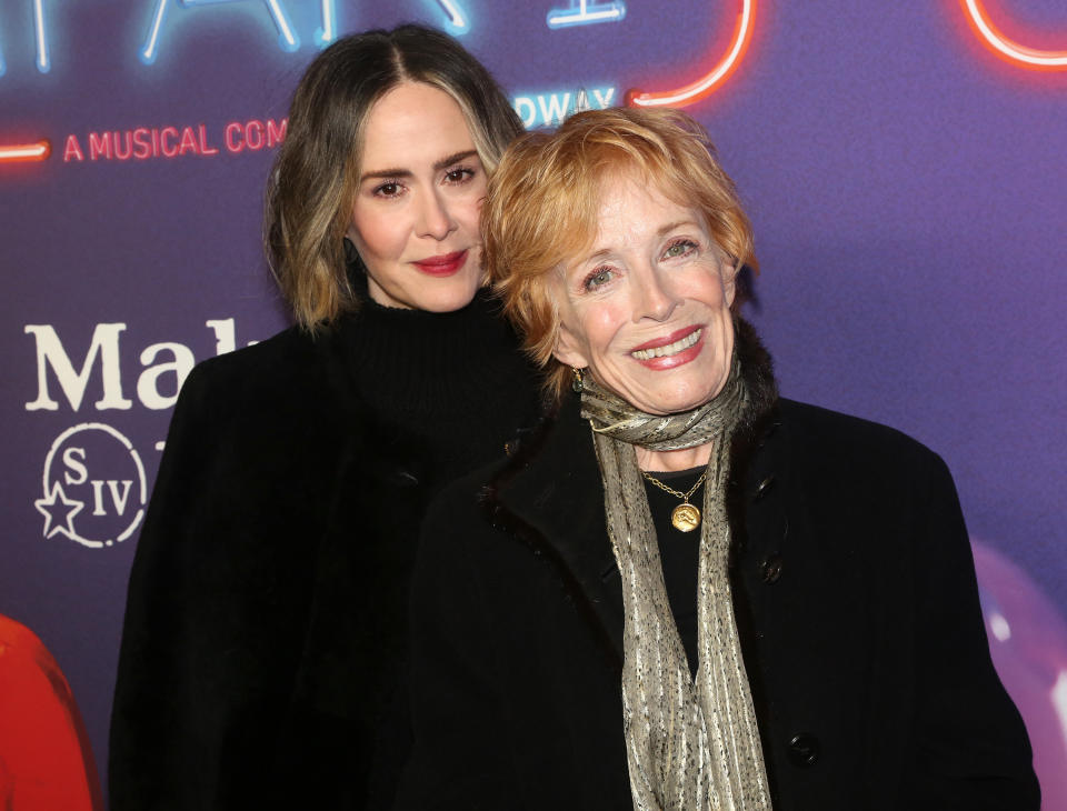 Sarah Paulson and Holland Taylor at an event together