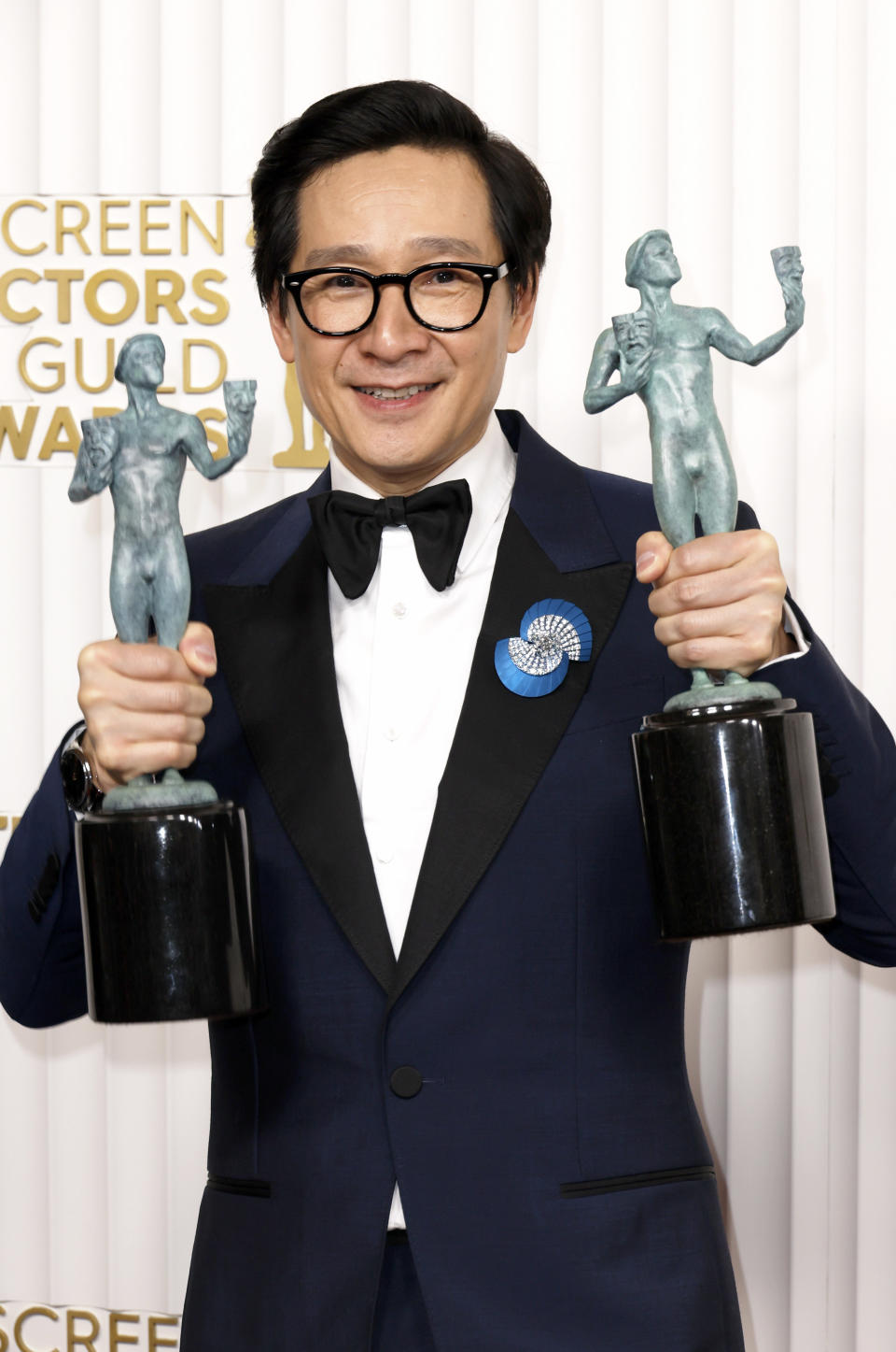 Ke Huy Quan, recipient of the Outstanding Performance by a Male Actor in a Supporting Role award for Everything Everywhere All at Once