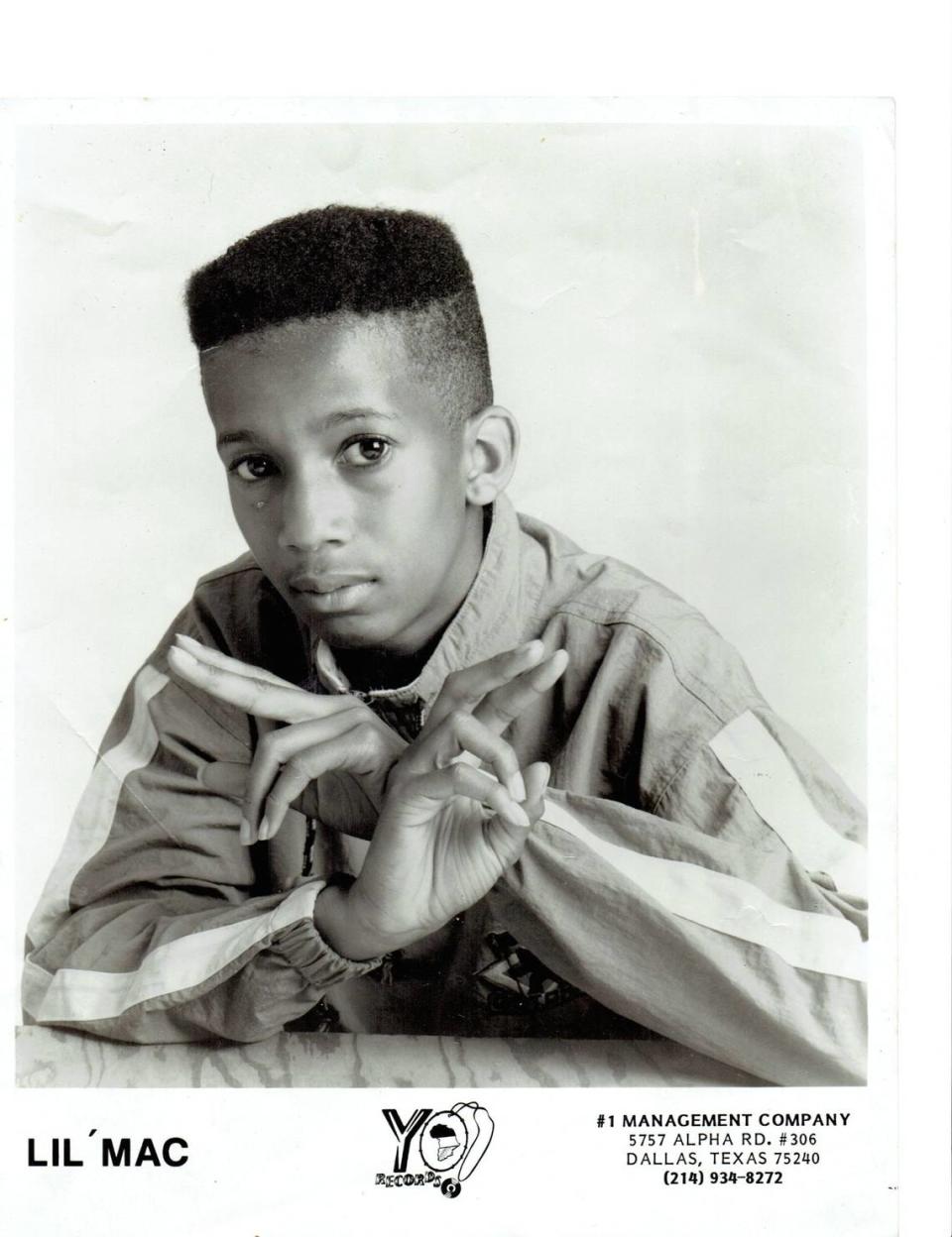 New Orleans rapper Mac, who then went by Lil Mac, in an undated photo from his childhood. Mac began his music career when he was 11 years old.