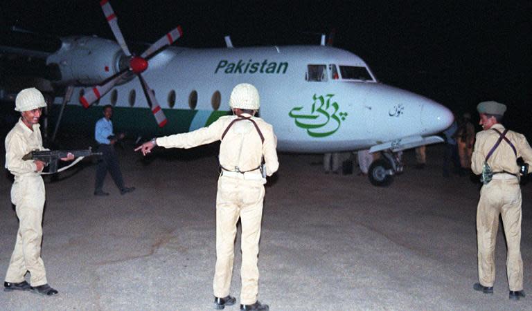 The Baluch separatists tried to force the pilot of the Pakistan International Airlines to fly to India during the 1998 hijacking, but instead he flew to Hyderabad in Sindh province