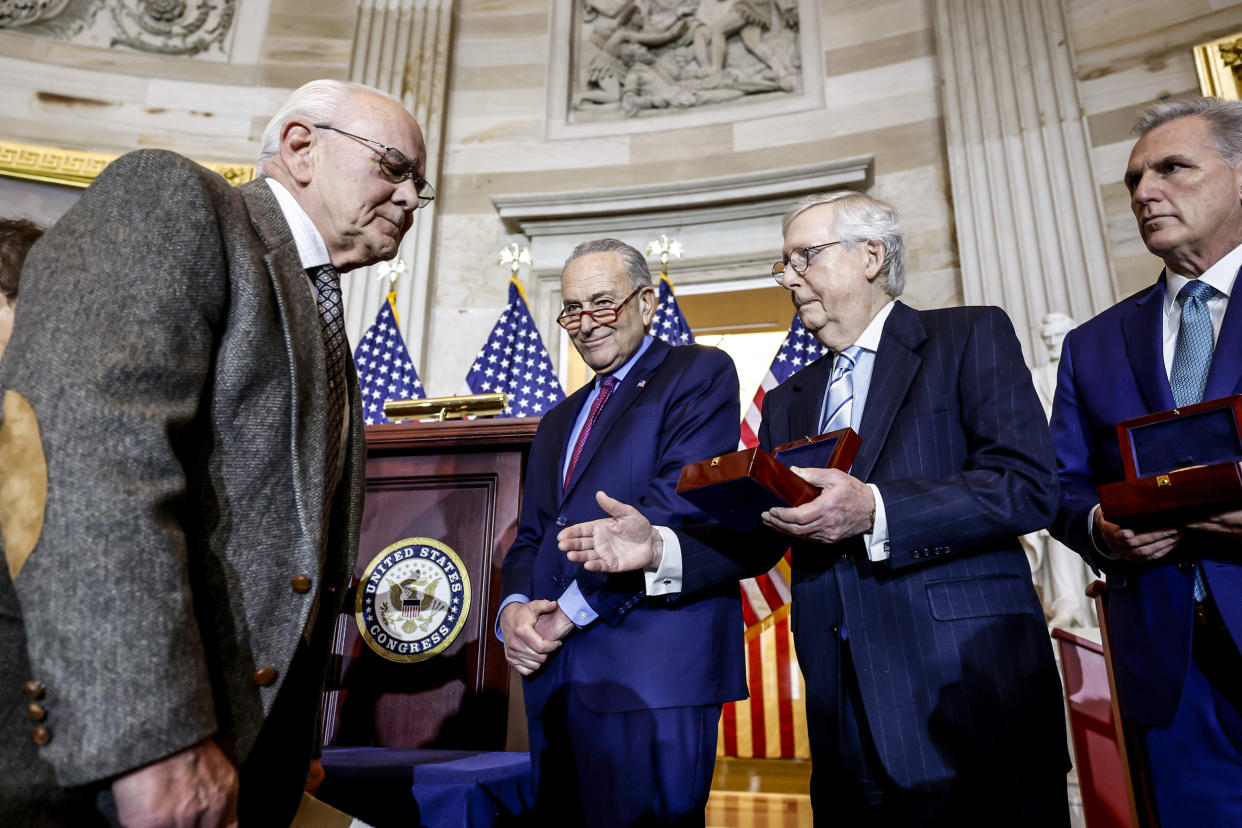 Image: Congressional Gold Medal Ceremony Held To Honor Capitol Police (Anna Moneymaker / Getty Images)