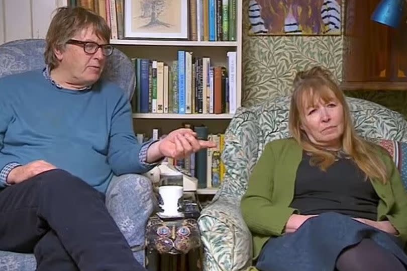 Giles and Mary on Gogglebox