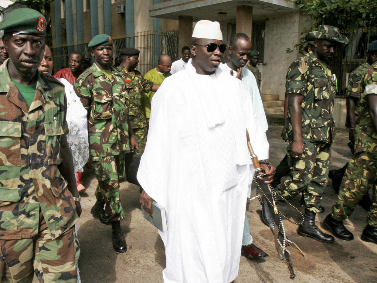 Yahya Jammeh has refused to leave office despite losing The Gambia's presidential election last December: AP