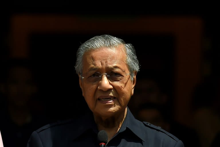 Malaysian Prime Minister Mahathir Mohamad. (File photo: AFP)