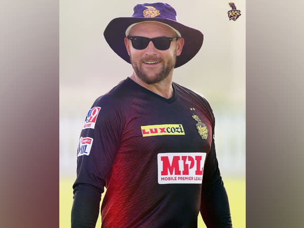 KKR head coach Brendon McCullum (Photo/ KKR Twitter)