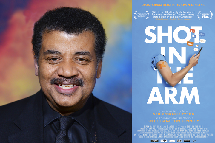A new film executive produced by astrophysicist Neil deGrasse Tyson documents the public discourse surrounding vaccines — and how misinformation helped fuel both sides. (Getty images; Curved Light Productions) 