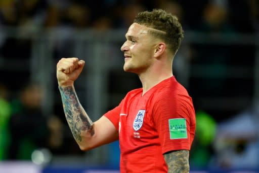 Coming of age: Kieran Trippier has been one of England's standout performers in Russia