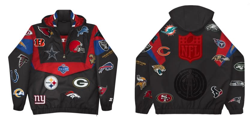 Cleveland native Kid Cudi released a limited edition Starter jacket to commemorate the 2021 NFL Draft.