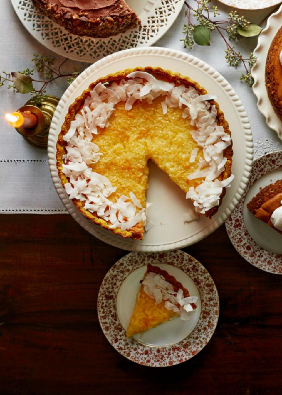 Lemon-Coconut Tart