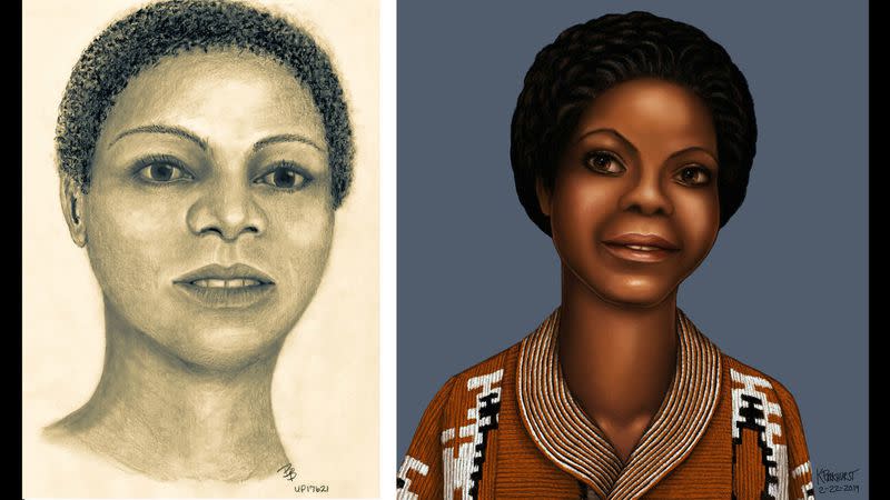 Artist renderings of Jane Seneca Doe