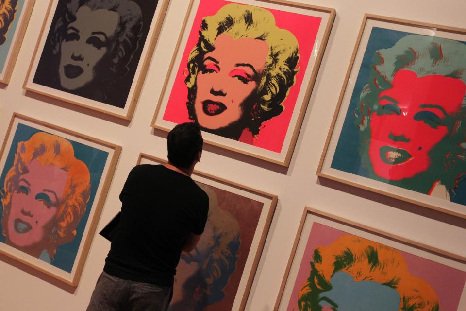 Frozen goods: Andy Warhol's "Marilyn Monroe (Photo Nelson Almeida/AFP/Getty Images): AFP/Getty Images