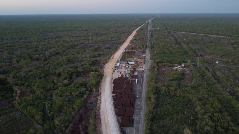 The Wider Image: Collapse, contamination: Mexican scientists sound alarm at Mayan Train