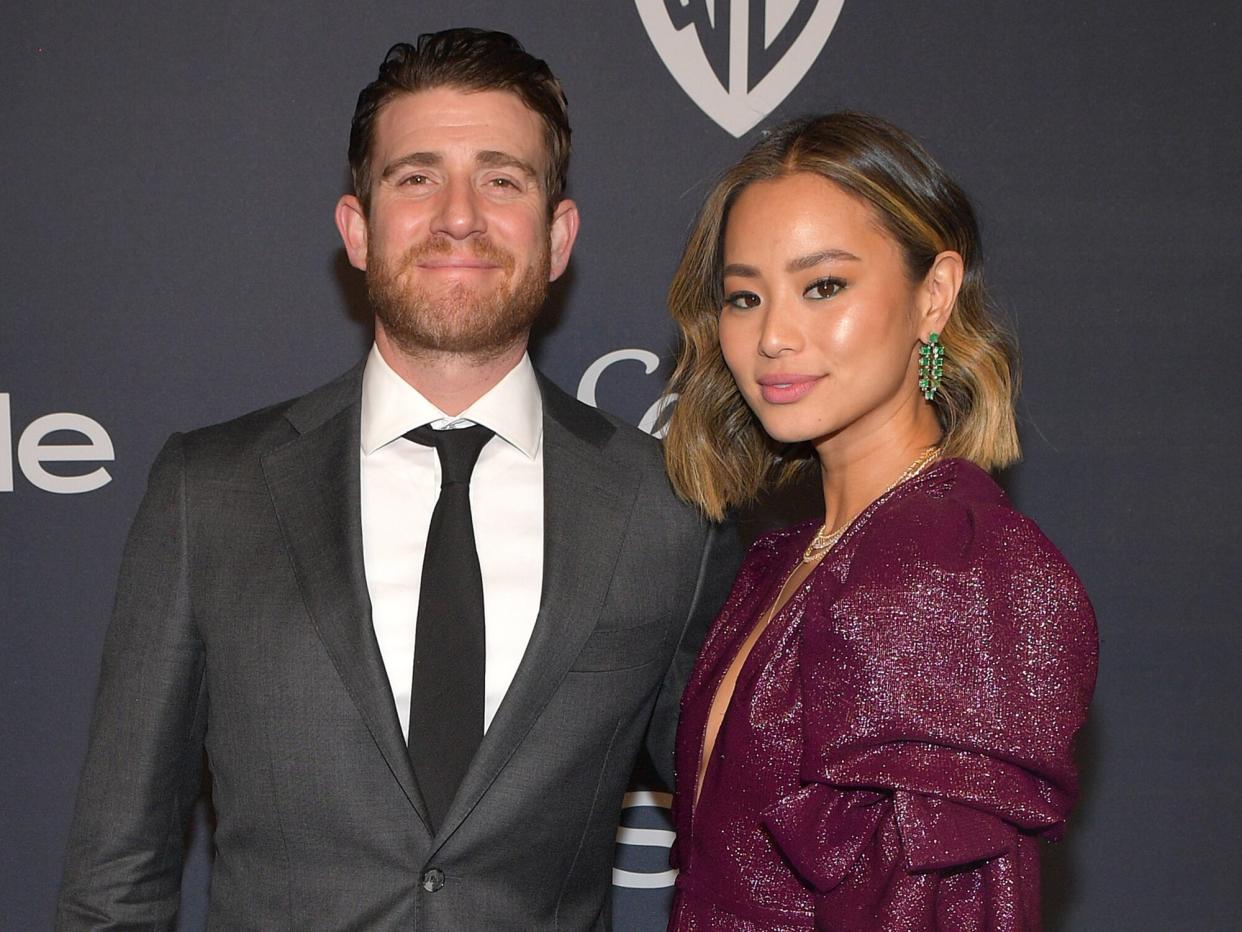 Bryan Greenberg and Jamie Chung attend The 2020 InStyle And Warner Bros. 77th Annual Golden Globe Awards Post-Party at The Beverly Hilton Hotel on January 05, 2020 in Beverly Hills, California