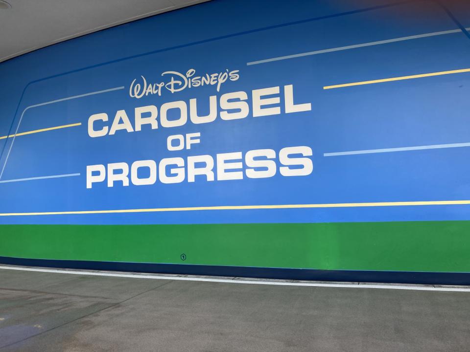 The Carousel of Progress sign