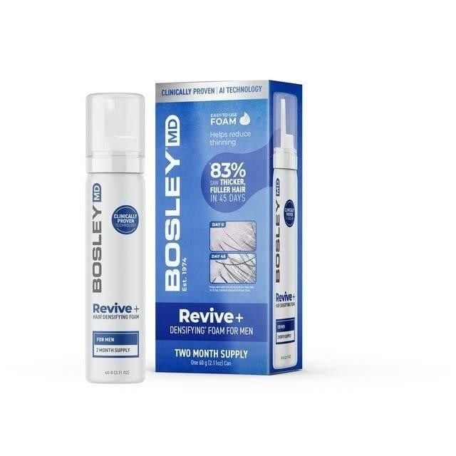 <p><a href="https://go.redirectingat.com?id=74968X1596630&url=https%3A%2F%2Fwww.walmart.com%2Fip%2FRevive-Hair-Densifying-Foam-For-Men%2F5069205621&sref=https%3A%2F%2Fwww.menshealth.com%2Fgrooming%2Fg60169326%2Fbest-hair-thickening-products%2F" rel="nofollow noopener" target="_blank" data-ylk="slk:Shop Now;elm:context_link;itc:0;sec:content-canvas" class="link ">Shop Now</a></p><p>Revive+ Hair Densifying Foam</p><p>walmart.com</p><p>$35.00</p>