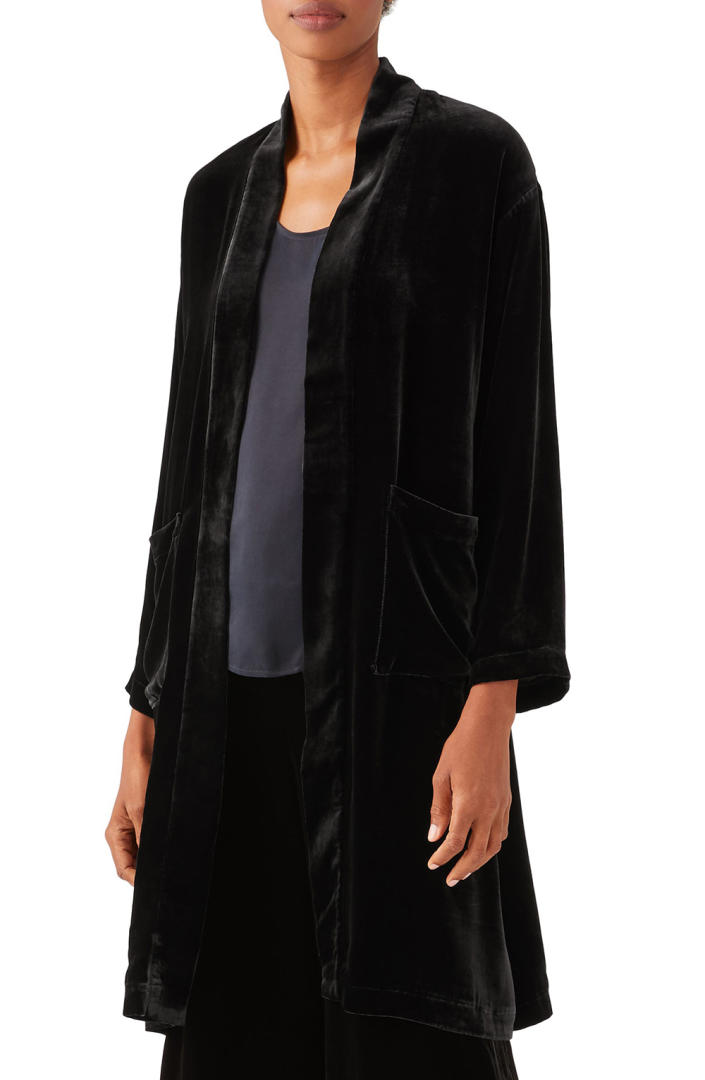 nordstrom eileen fisher high collar jacket