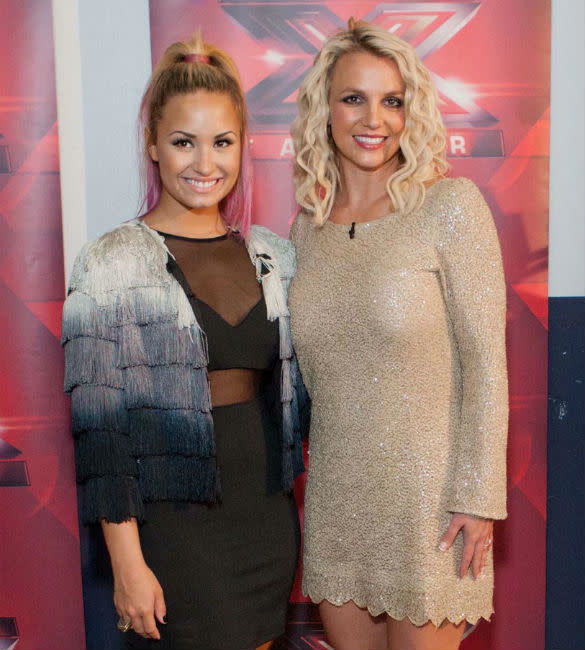 Demi Lovato Says It's A 'Dream Come True' To Work Alongside Her 'Idol' Britney Spears