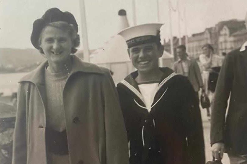 Derek was medically discharged from the Navy when he returned to the UK
