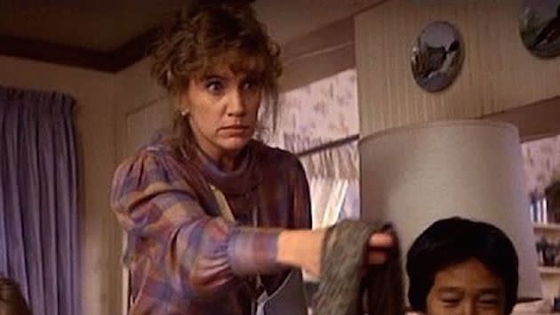 Mary Ellen Trainor as Mrs. Walsh in 'The Goonies'. Photo: Warner Bros.