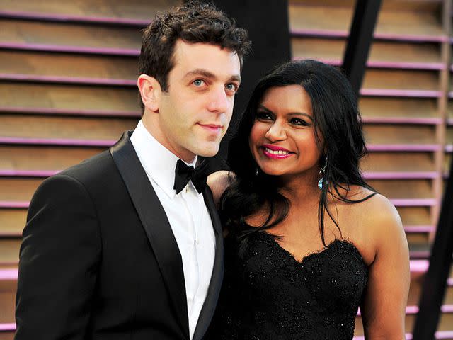 Mark Sullivan/WireImage B.J. Novak and Mindy Kaling