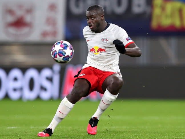 RB Leipzig defender Dayot Upamecano could replace Virgil Van DijkAFP via Getty Images