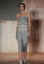 <b>LFW AW13: Roksanda Illincic</b><br><br>We're predicting this grey tartan print frock to be a hit with the A-list.<br><br>© Getty