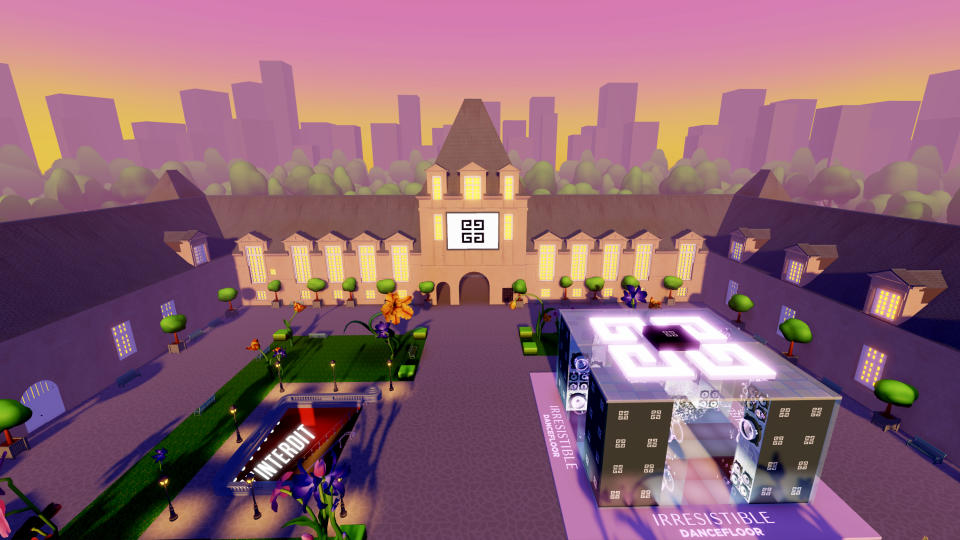 Givenchy Beauty House on Roblox - Credit: Courtesy of Givenchy Parfums