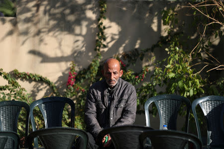 A man waits ahead of the funeral of Aiia Maasarwe, 21, an Israeli student killed in Melbourne, in her home town of Baqa Al-Gharbiyye, northern Israel January 23, 2019. REUTERS/Ammar Awad