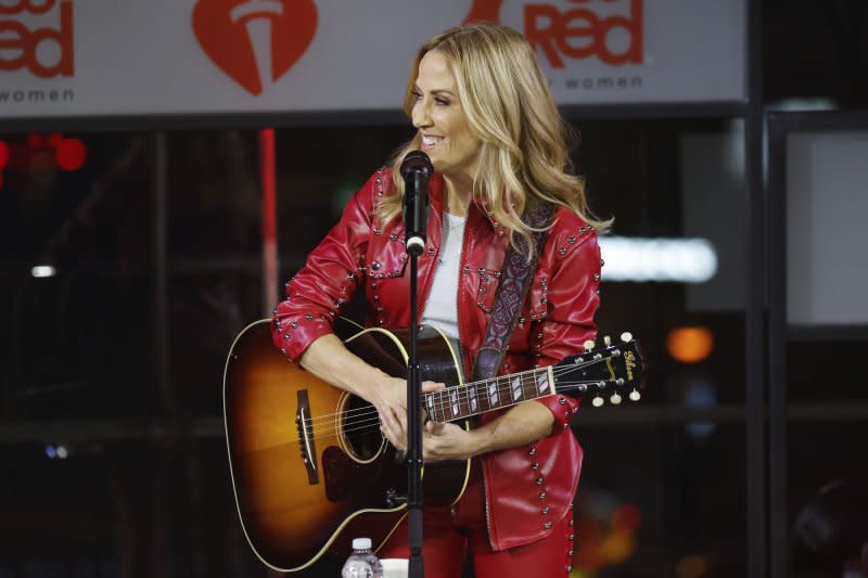 Sheryl Crow performs at the American Heart Association's Red Dress Collection Concert in February. File Photo by John Angelillo/UPI