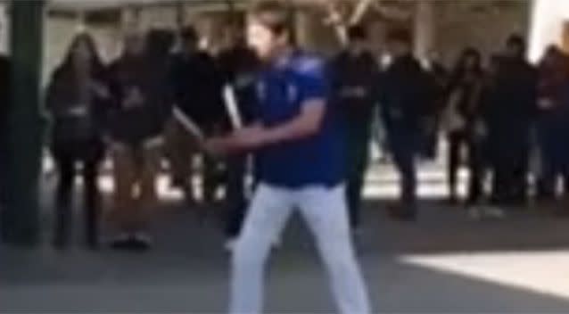 Authorities reportedly said the teen had been in a fight earlier on Wednesday. Source: Twitter