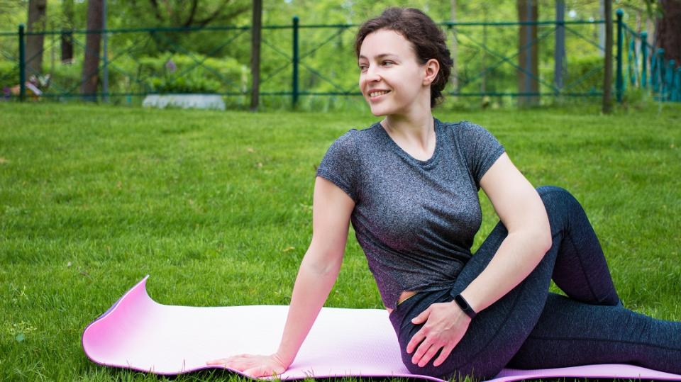 Yoga stretch exercises are good for lower spine health