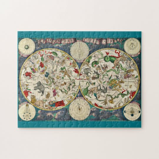 Get blissfully lost in this reproduction of 17th-century Dutch cartography. (Credit: Zazzle)