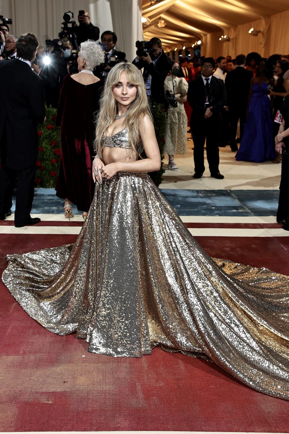 Sabrina Carpenter attends the 2022 Met Gala.