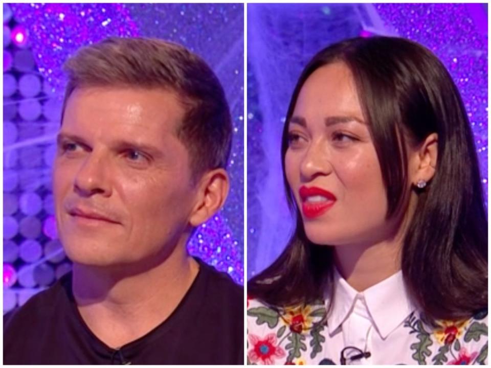 ‘Strictly’ stars Nigel Harman and Katya Kones (BBC)