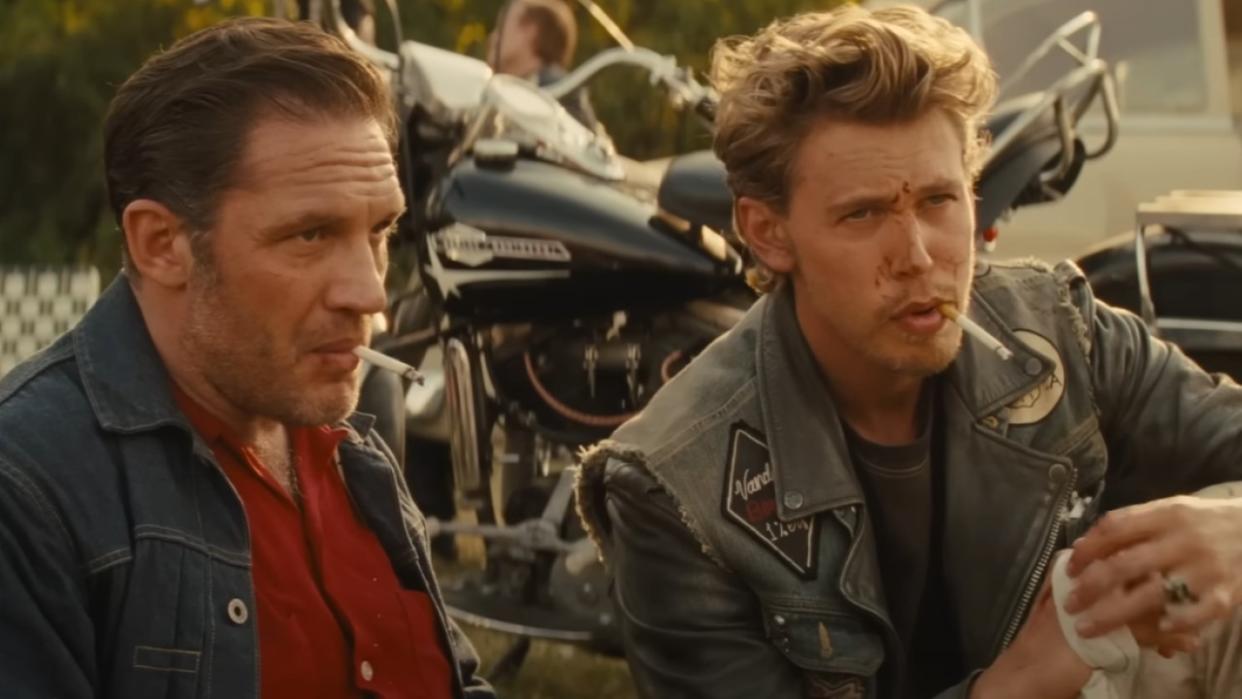  Screenshot from The Bikeriders' trailer. 