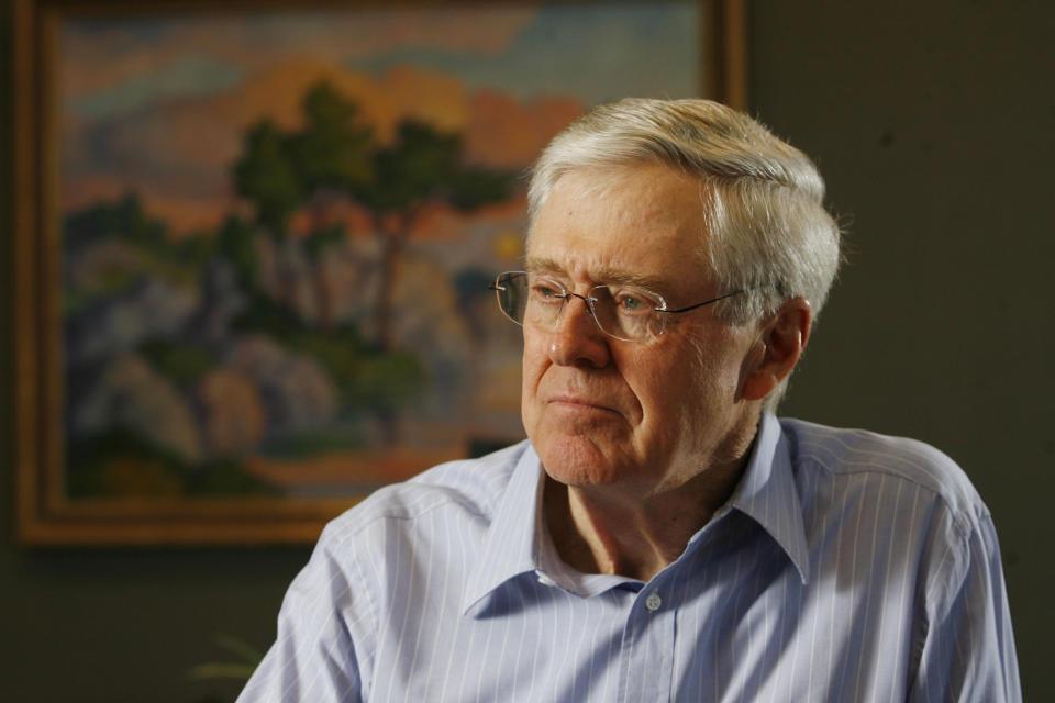 Charles Koch, the head of Koch Industries, runs one of the largest networks of dark money groups that will be affected by the disclosure ruling. (Photo: Wichita Eagle / Getty Images)