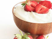 <b>Yogurt </b><br>Dietitians often refer to plain yogurt as the perfect food, and for good reason: With its trifecta of carbs, protein and fat, it can stave off hunger by keeping blood sugar levels steady. <br><b>Eat more</b> "Use lowfat plain yogurt instead of mayonnaise in chicken or potato salad, or top a baked potato with a bit of yogurt and a squeeze of lemon juice," Krieger says. You'll save 4.7 grams of fat per tablespoon. Look for Greek yogurt, which has more protein than other versions.