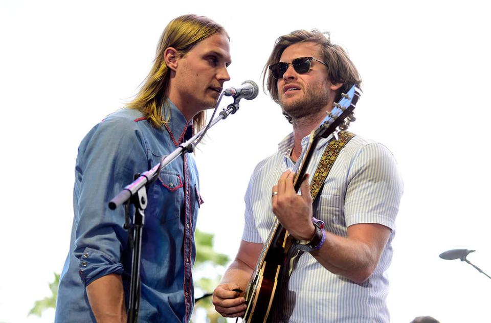 Zach Chance and Jonathan Clay of Jamestown Revival perform onstage during 2016 Stagecoach California’s Country Music Festival at Empire Polo Club on April 30, 2016 in Indio, California. (Photo: Frazer Harrison/Getty Images)