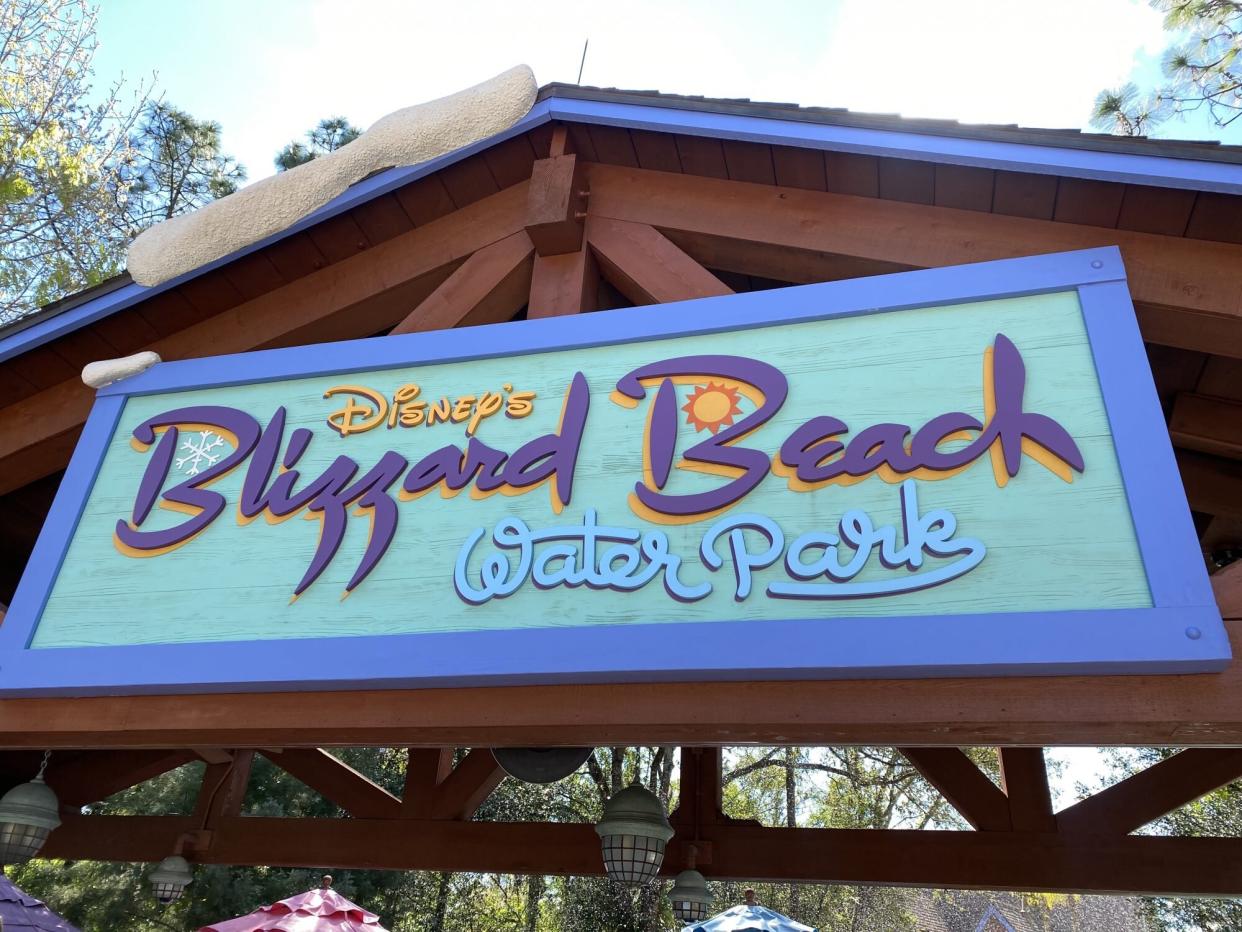 Blizzard Beach sign Brooke Geiger McDonald